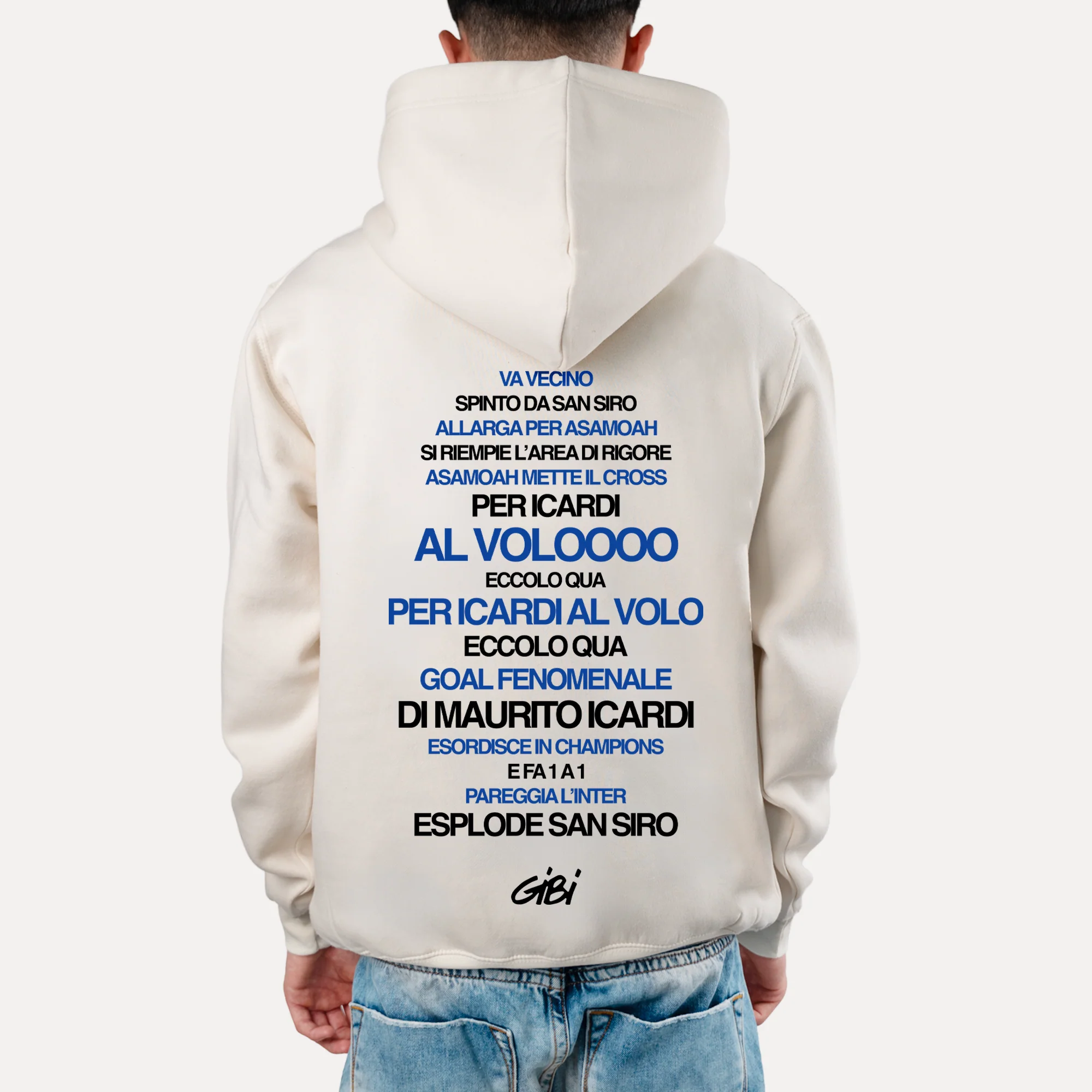 Hoodie ICARDI AL VOLO - Image 3