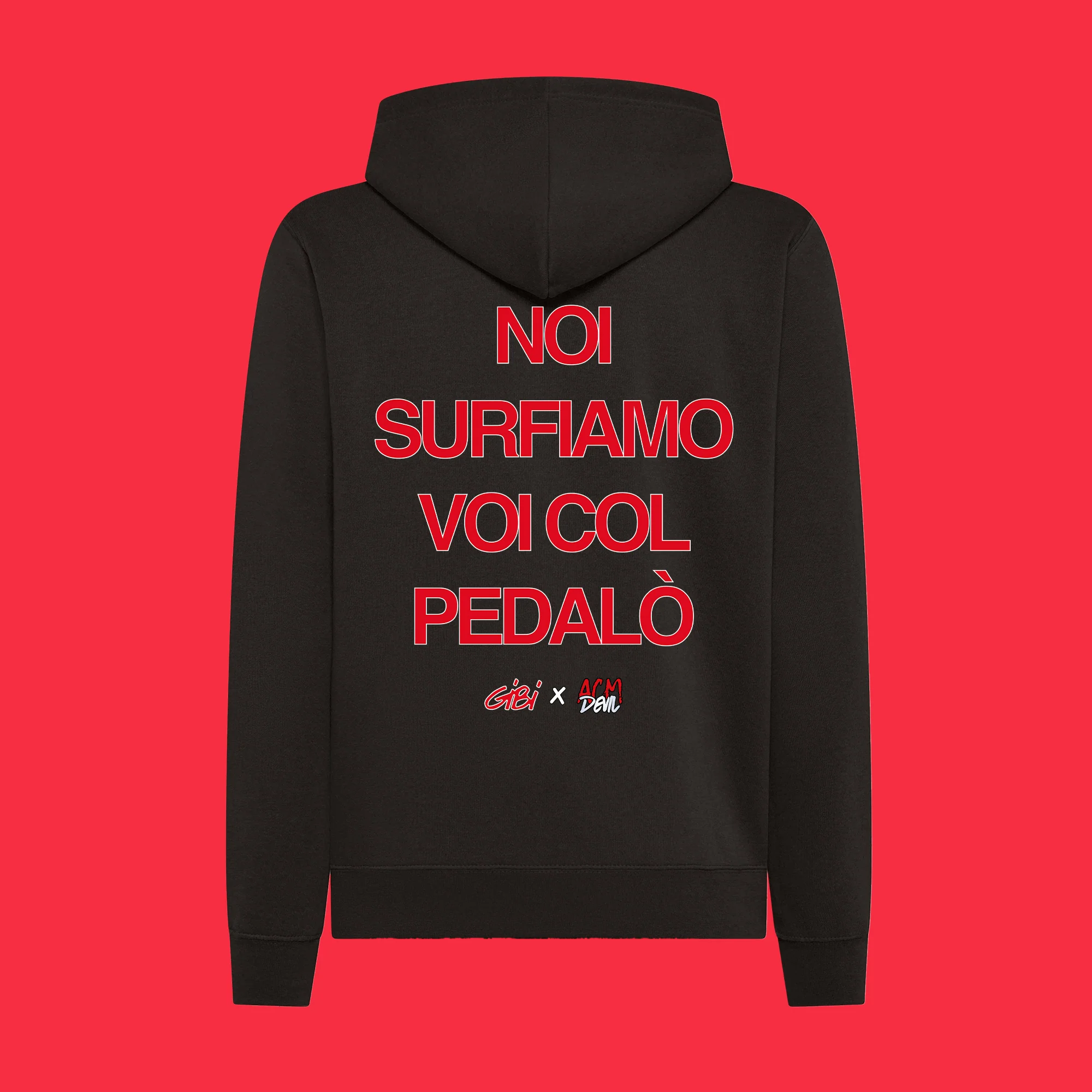 Hoodie NOI SURFIAMO VOI COL PEDALÒ - Image 3