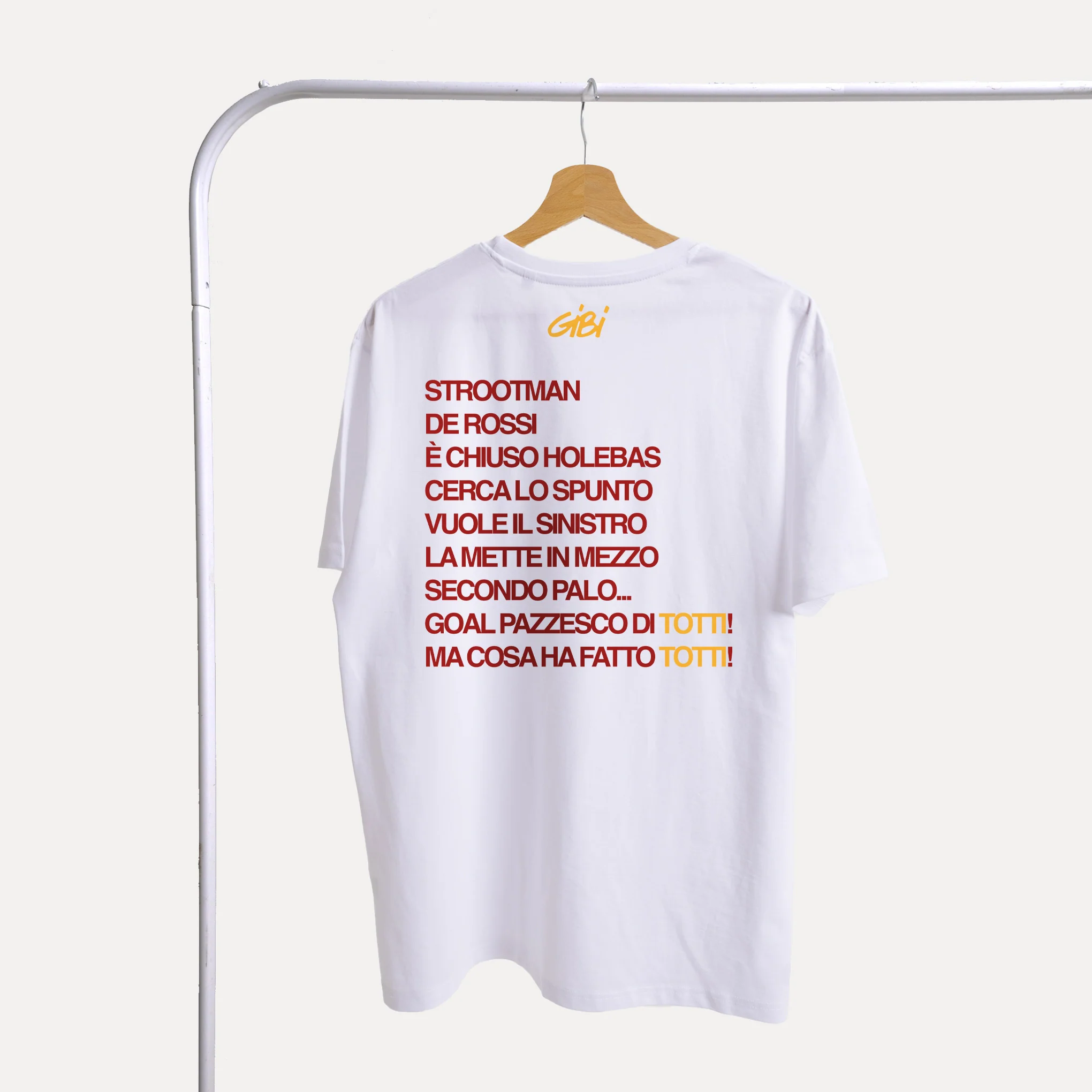T-Shirt GOAL PAZZESCO DI TOTTI - Image 3