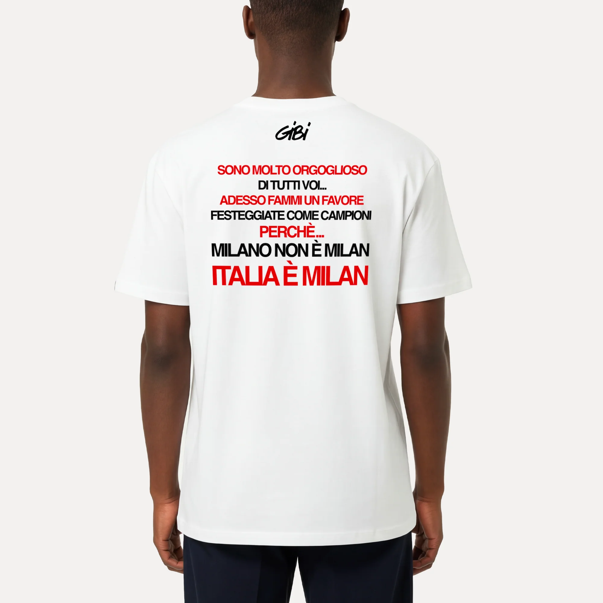 T-shirt ITALIA È MILAN - Image 4