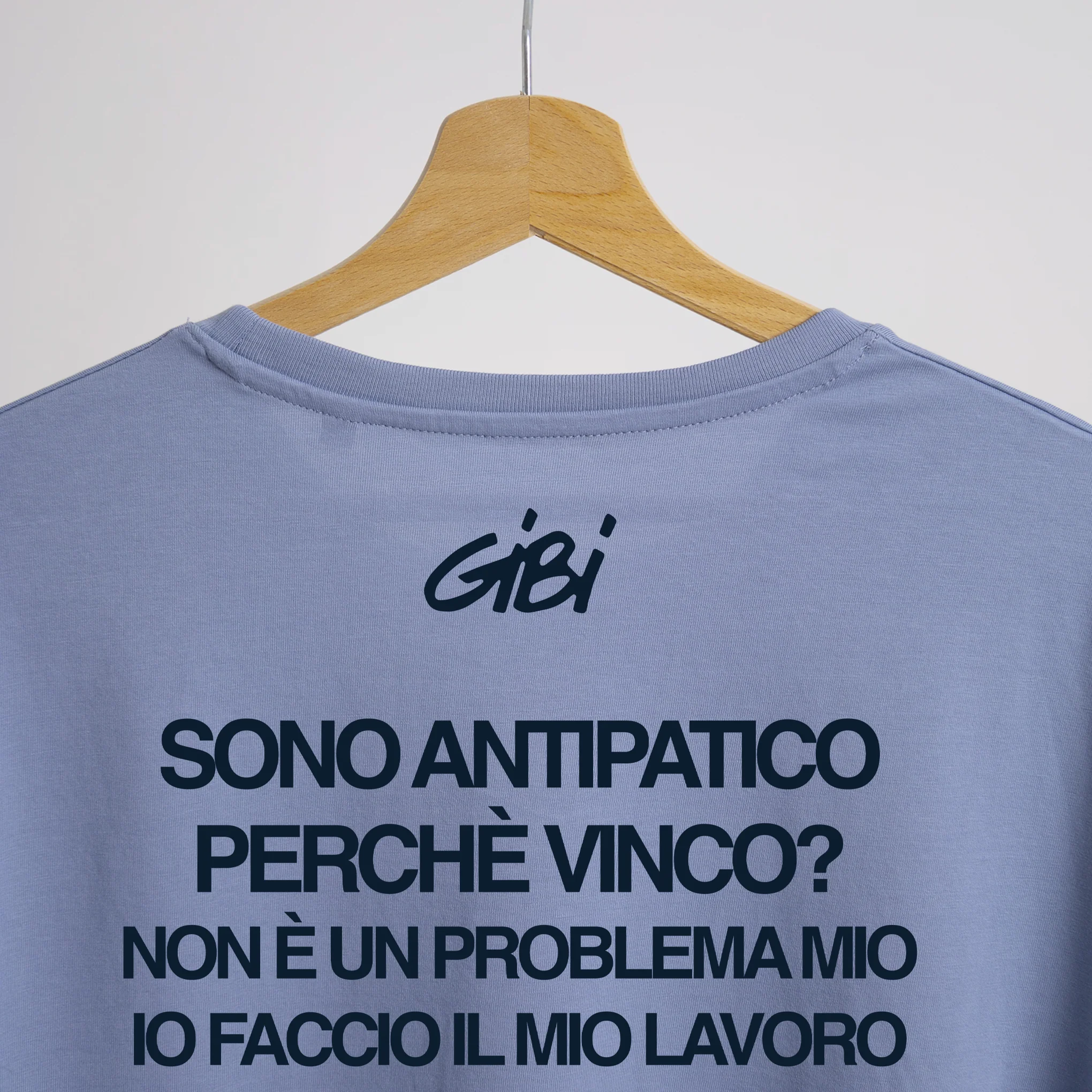 T-Shirt SONO ANTIPATICO PERCHÉ VINCO? - Image 3